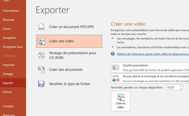 Comment visualiser un powerpoint sur une TV