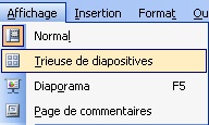 trieuse de diapositive