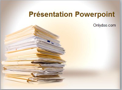 Arriere plan powerpoint papier