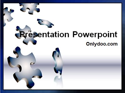 Arriere plan powerpoint puzzle