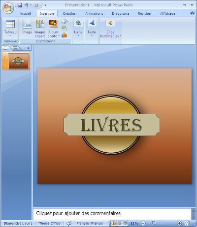 logo avec powerpoint