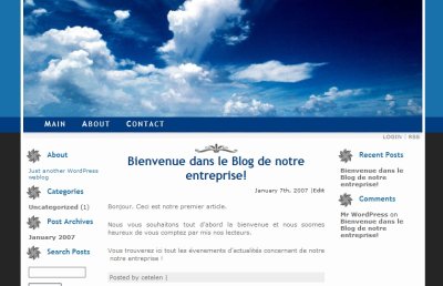 Exemple Blog d'entreprise