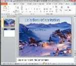 Modèle Neige eternel Powerpoint