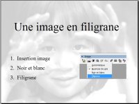 image en filigrane